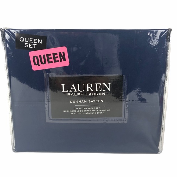 Ralph Lauren Dunham Sheet Set Cadet Blue